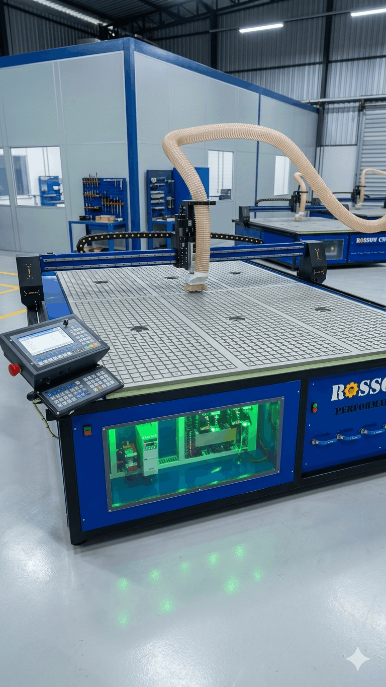 Router CNC Performance com mesa de sucção